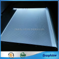 3d v-cutting 4mm acrylic led light guide panel with best effect